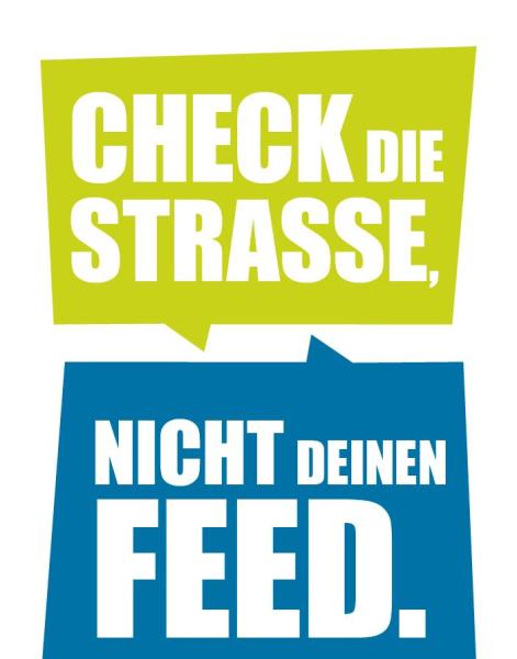 "ECHT JETZT?!" Postkarte Check die Straße